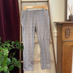 a new day Gray Plaid Dress Pants